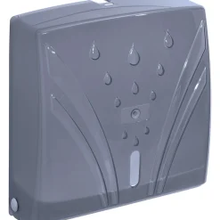 Distributore di salviette in plastica grigio