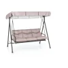 Dondolo da giardino Madagascar beige 3 posti