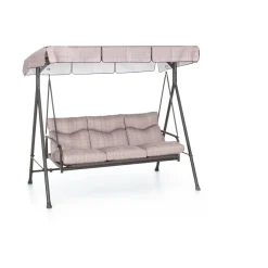 Dondolo da giardino Madagascar beige 3 posti