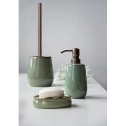 Dosatore di sapone Wenko Sirmione in ceramica verde