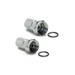 Due spine F SAT per cavo coassiale 3,6 mm