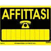 EcoMaxiTarga di informazione "Affittasi" fluorescente 25 x 35 cm