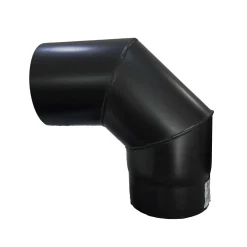 Elemento angolare per canale da fumo a 90° serie Arredo-Legna Ø 150 mm