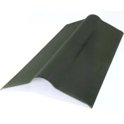 Elemento di colmo per lastre da copertura Onduline 100x50 cm verde