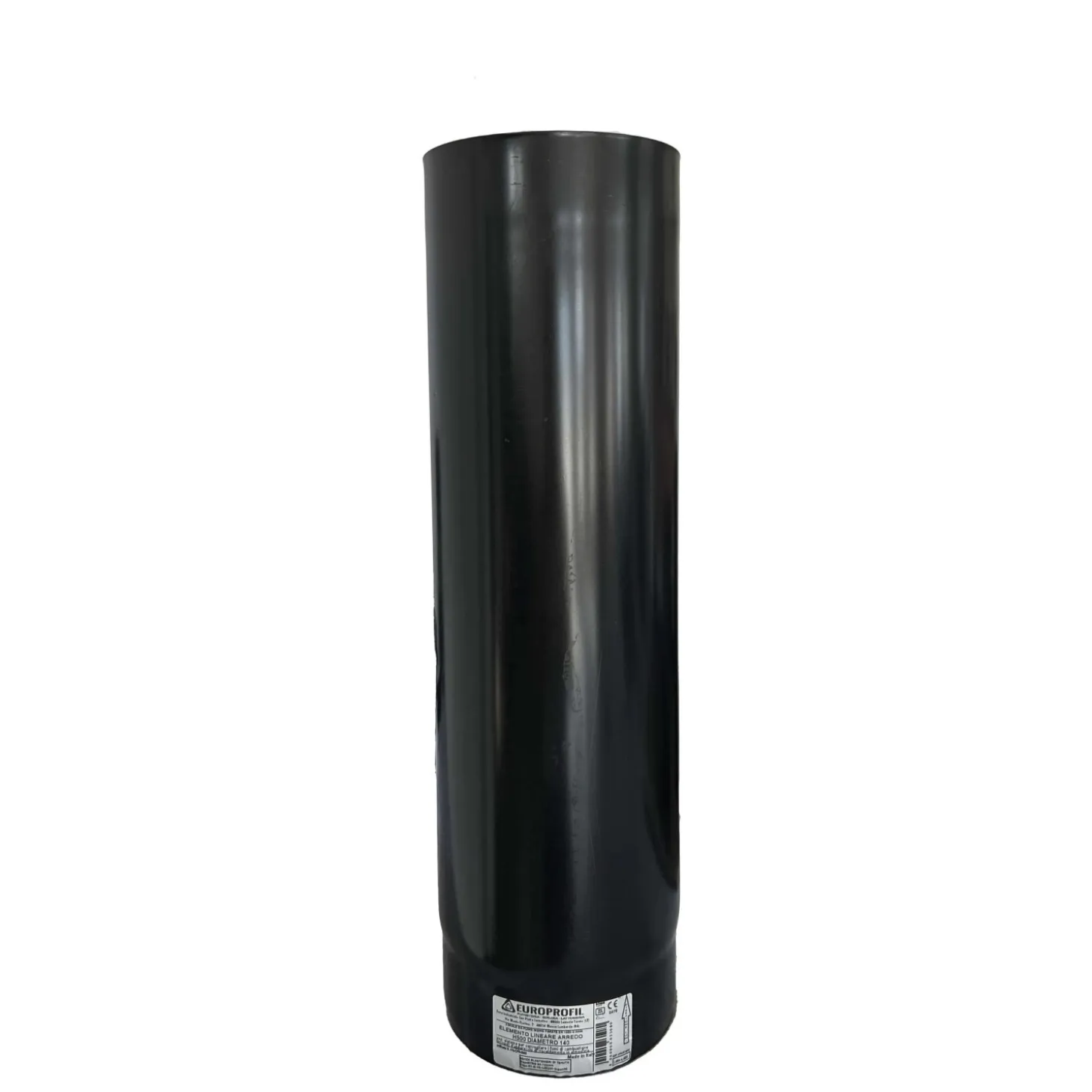 Elemento lineare per canale da fumo serie Arredo-Legna Ø 150 x H 1000 mm
