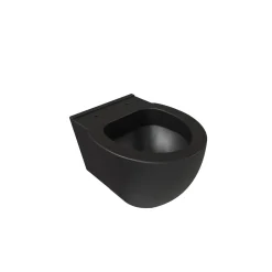 Elsa vaso sospeso nero opaco