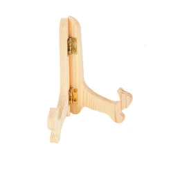 Espositore piatti lusso in legno medio 10x15 cm