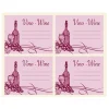 Etichette adesive stile vintage 100 pz