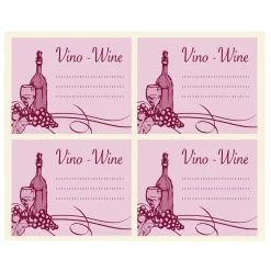 Etichette adesive stile vintage 100 pz
