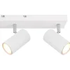 Faretto 3 luci Globo Robby 41x6x12 mm bianco