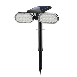 Faretto solare LED picchetto Prismalux 600 lm bianco freddo