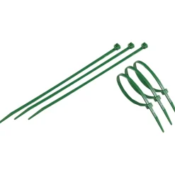 Fascette multiuso in plastica 20 cm verde 50 pz