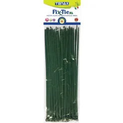 Fascette multiuso in plastica 29 cm verde, 50 pz