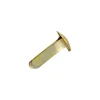 Ferma campioni acciaio ottonato 32 mm 8 pz