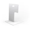 Fermalibri in ferro colore bianco 195x140x155 mm