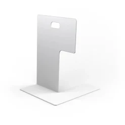 Fermalibri in ferro colore bianco 195x140x155 mm