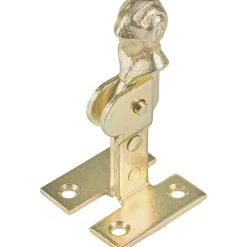 Ferma persiane zincato 46x46 mm giallo