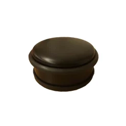 Fermaporta in acciaio nero Ø 102 mm H 46 mm