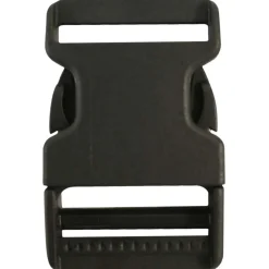 Fibbia nero a clips nylon per cinghia da 40 mm