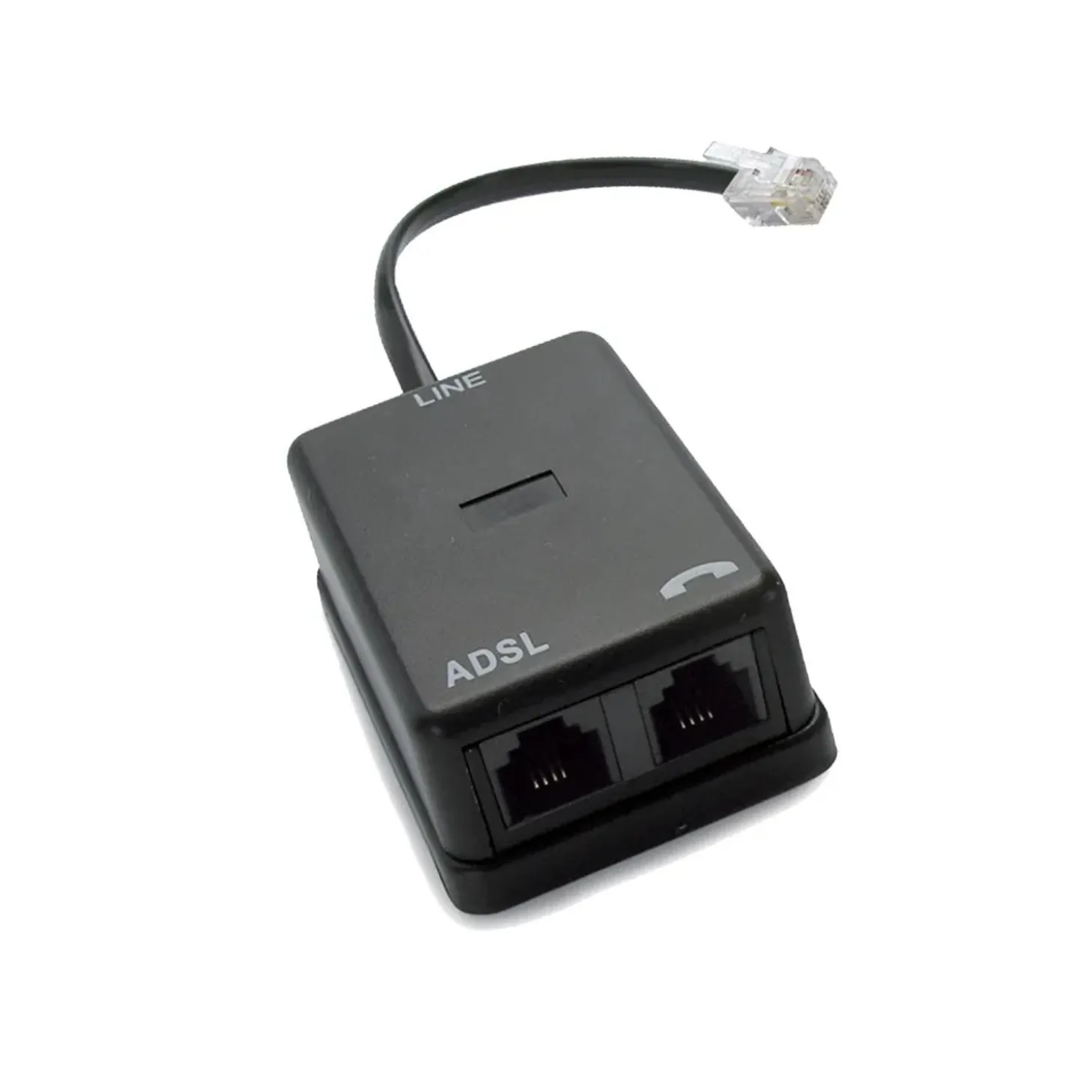 Filtro ADSL RJ11 con cavetto nero