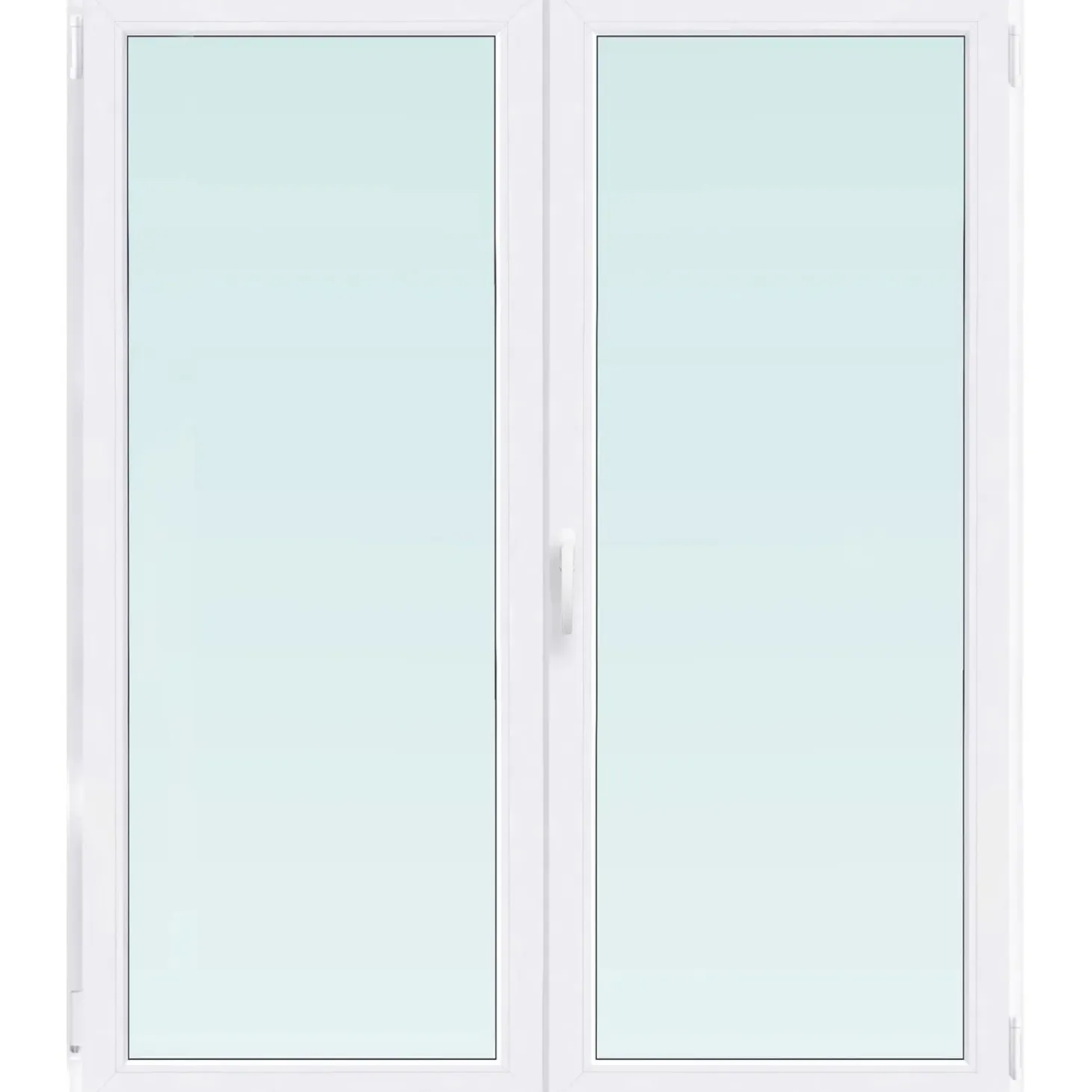Finestra 2 ante 100 cm x 120 cm destra bianca