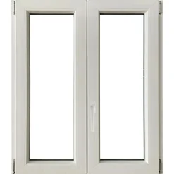 Finestra 2 ante dx PVC 100x120 cm