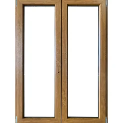 Finestra 2 ante sx pvc color legno 140x100 cm
