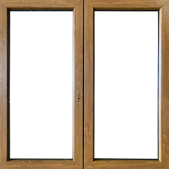 Finestra 2 ante sx pvc color legno 120x120 cm
