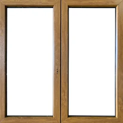 Finestra 2 ante sx pvc color legno 140x140 cm