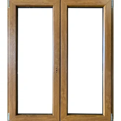 Finestra 2 ante sx pvc color legno 120x100 cm