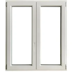 Finestra 2 ante sx pvc 140x120 cm