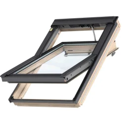 Finestra elettrica Velux GGL con vetro trasparente laccata Thermo Alu, 118x66 cm