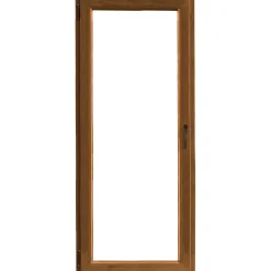 Finestra in PVC Noce 1 Anta 60 cm x 140 cm apertura a sinistra