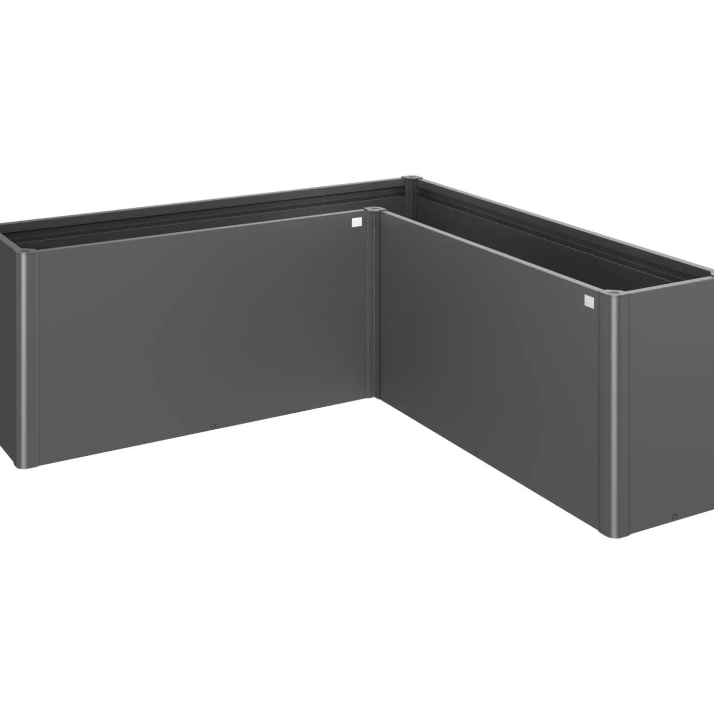 Fioriera da esterno Biohort Belvedere Maxi grigio scuro 77x201x201 cm