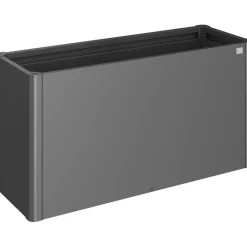 Fioriera da esterno Biohort Belvedere Maxi grigio scuro 77x152x53 cm