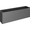 Fioriera da esterno Biohort Belvedere Midi grigio scuro 61x201x53 cm