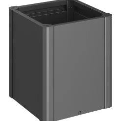 Fioriera da esterno Biohort Belvedere Midi grigio scuro 61x53x53 cm