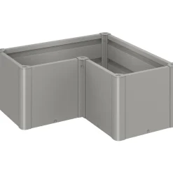 Fioriera da esterno Biohort Belvedere Mini grigio quarzo 45x102x102 cm
