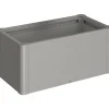 Fioriera da esterno Biohort Belvedere Mini grigio quarzo 45x102x53 cm