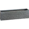 Fioriera da esterno OBI Valsonne in fibreclay antracite 69,5x22x22 cm