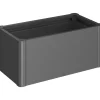 Fioriera esterno Biohort Belvedere Mini grigio scuro metallizzato 45x102x53 cm