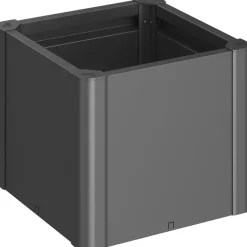 Fioriera esterno Biohort Belvedere Mini grigio scuro metallizzato 45x53x53 cm