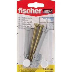 Fissaggio per WC a pavimento Fischer S 8 RD 80 K 2 pz