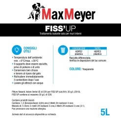 Fissativo isolante per muri interni MaxMeyer Fiss Up traspirante 5 l