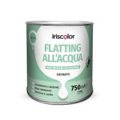 Flatting satinato all`acqua da 0,75 l