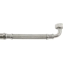Flessibile acqua con curva misura 1/2"M - 3/4"F