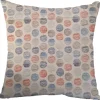 Fodera per cuscino fantasia pois multicolor 40x40 cm