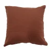 Fodera per cuscino tinta unita terracotta 40x40 cm