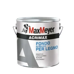 Fondo acrilico MaxMeyer Acrimax per legno bianco 2,5 l