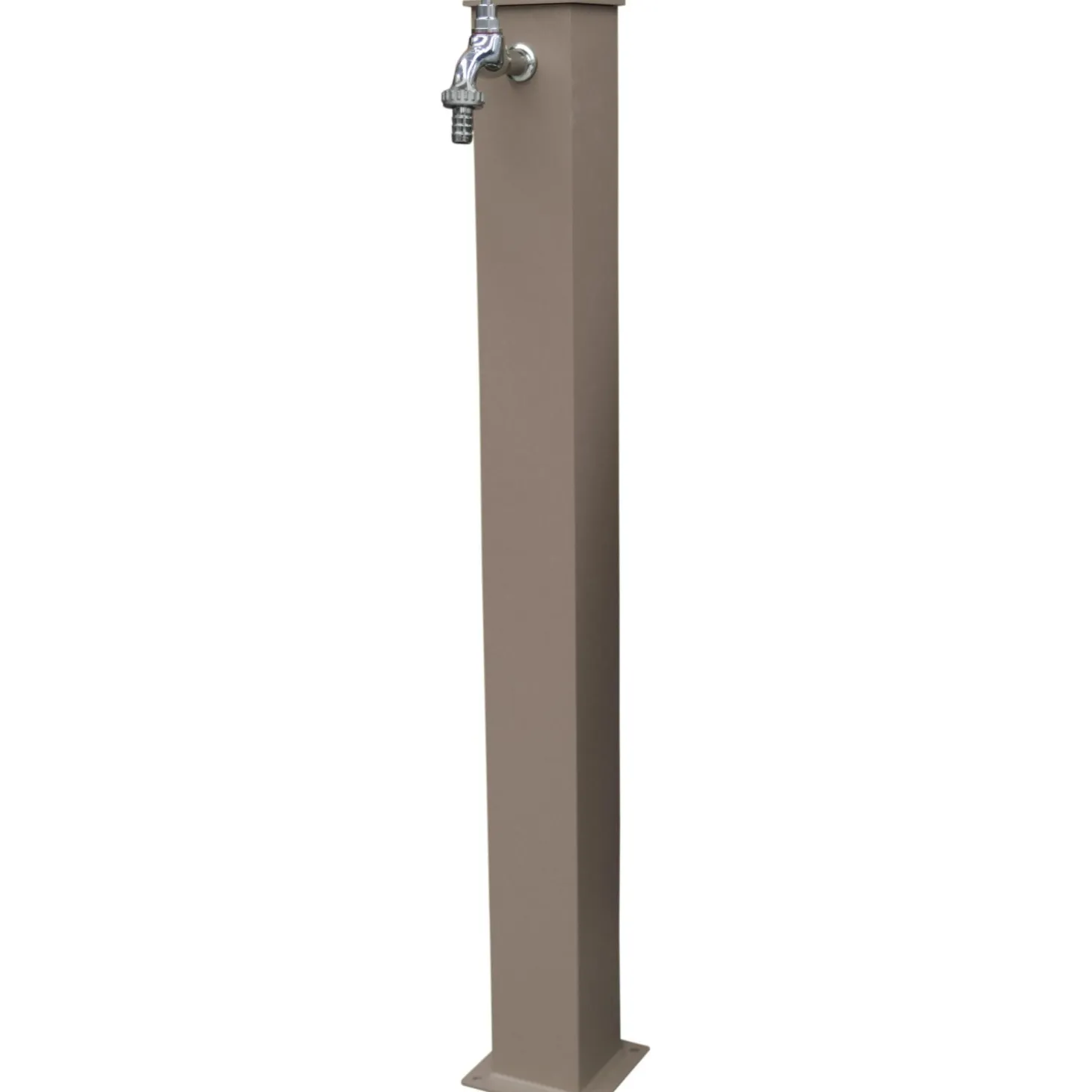 Fontana da giardino Manchester in metallo tortora H 85 cm
